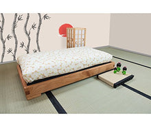 Vivere Zen - Lettino montessoriano Artigianale per Bambini - Akachan + Futon e Tatami Inclusi - Misure EST. 66x126 - Misura INT. 60x120 + Futon e Tatami