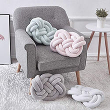yinyinpu Cuscino Knot Cuscini Decorativi Bambini Cuscino Annodato Grigio Cuscino di Velluto Cuscino attorcigliato Cuscini Verdi Cuscino del Sedile Purple