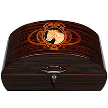 WangQ Scatola di sigari, armadietto per sigari humidor in Legno di Cedro con sigari di Ebano Color Legno Cedro humidor (Color : A)