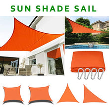 AMY-ZW Sun Basy Sail Rettangolo con Hardware Fixing Kit Corde Giardino Patio Party Tenda del Cortile Tarp Beach Playground Picnnics Outdoor Camping Rifugi Shack Sunscreen Baldaggio Solare Dono