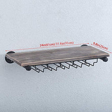 JHGJBJ Legno Vino Rack Mount Muro Rosso Vino Ristorante Bicchiere di Vino Decorazione cremagliera Calice Titolare (Size : 91x25cm)