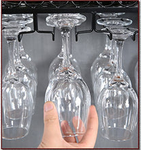 HTDZDX Cremagliera del Vino Appeso Europeo Rack Cremagliera del Vino Creativo a Testa in Giù Ristorante Bar Cremagliera del Vino in Ferro battuto (Color : Black, Size : 100 * 25cm)
