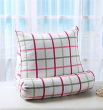 Xufei Cuscino Cuscino Cuscino Cuscino Letto Testa Grande Cuscino Ufficio Vita Triangolo Lavabile (Color : E, Size : Length 60cm)