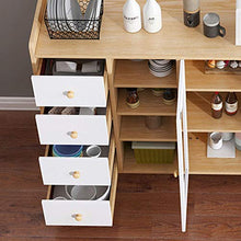 Credenza Governo di immagazzinaggio Governo di immagazzinaggio cassetti della cucina Armadio Credenza Ingresso porta della camera Cassettiera camera Cucina ( Color : Natural , Size : 140x35x90cm )
