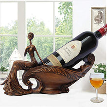 LOSAYM Statue Soprammobile Statuine Portabottiglie Decorazione Portabottiglie Soggiorno Mobile Portabottiglie Decorazione Armadietto del Vino