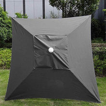 Scoperta Ombrello Ombrelloni Piazza Patio Tavolo da Giardino Ombrellone, Perfetto for all'aperto Yard, Beach Commercial Evento Mercato, oslash;6.6ft / 200 Centimetri (Colore: Winred) ZDWN