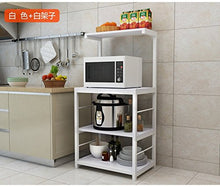 &ripiano di stoccaggio Cremagliere di stoccaggio condimento salva-spazio multi-strato cucina a microonde a pavimento Scaffale di finitura