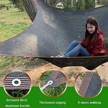 ASDQWER Rete ombreggiante,Tenda a Vela Triangolo,Telo ombreggiante,Vela Ombreggiante, Nero Sun Net Sun Mesh Shade Sunblock Shade,per Garden Plant for Greenhouse,5 * 10m(16.4 * 32.81ft)