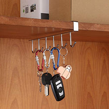VINFUTUR 2pz Porta Tazze Mug Ganci Cucina Porta Bicchieri Portatazze Appeso Gancio Multifunzionale Senza Foratura