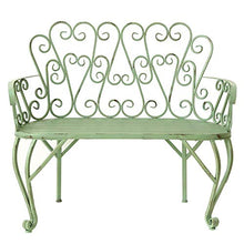 GaoF Panchina da Giardino per terrazza Panchina da Giardino Panchine per Il Tempo Libero, panchine in ghisa Resistenti alle intemperie e antiruggine, panchina da Cortile a 2 posti con Schienale e