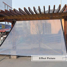 HQQ Copertura Impermeabile di plastica Impermeabile della Tela Cerata della trasparenza del baldacchino for Mantenere la Serra Calda della Copertura della pergola, Multi-Formato Facoltativo