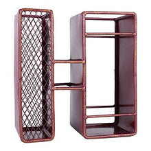 TOOARTS Portabottiglie Decorativo da Tavolo Robusto espositore in Materiale di Ferro e portaoggetti Decorazione per la casa Lettera Home