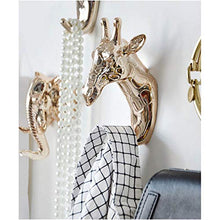 Hacoly ganci portasciugamani Placcatura in oro ganci da parete a forma per Bagno guardaroba Appendiabiti Ganci Gancio adesivo impermeabile Gancio autoadesivo(avere Unghie e vite)1 Pz-Testa di cavallo