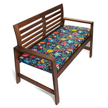Celina Digby® - Cuscino impermeabile a 2 posti, con imbottitura in schiuma morbida (114 x 47 x 6 cm), motivo floreale di mezza estate