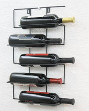 DanDiBo Scaffale Vino “Cinco” 53cm HX13615 Metallo Porta Bottiglie Supporto-Bottiglie Scaffale a Parete