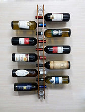 Euroshopping Cantina cantinetta rastrelliera a Parete Muro portabottiglie espositore in Legno 10 posti