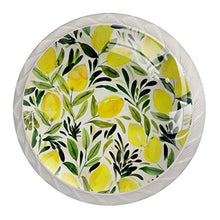 Agrumi Limone 4 PCS Pomelli per Porta, Pomolo per Mobile, Pomelli per Mobili con Viti, Maniglia per Armadietto, Pomelli per Porta, Pomelli per Cassetti per Porta, Armadio, Cassetto e Credenza