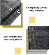 Tende da sole Crema solare Ombra netto di stoffa nero Bulk resistente ai raggi UV tessuto di maglia Tarp for il panno serra ombra Taped bordo di facile manutenzione e Clean (Dimensioni: 2 × 10m) Dimen
