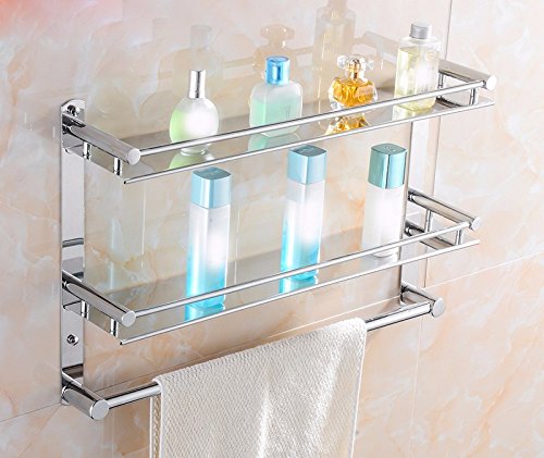 Portasciugamani Da Parete l' acqua e antiruggine, a parete Gancio portasciugamani Portasciugamani A Muro In Acciaio Inox Portasciugamani Pieghevole 60 Cm