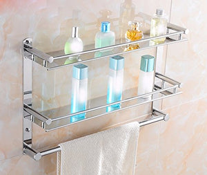 Portasciugamani Da Parete l' acqua e antiruggine, a parete Gancio portasciugamani Portasciugamani A Muro In Acciaio Inox Portasciugamani Pieghevole 60 Cm