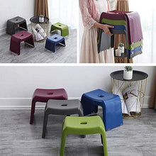 Sgabello per Doccia Sgabello Quadrato in plastica, sedili per Doccia Articoli da toeletta per Bambini 1231 (Colore: B)
