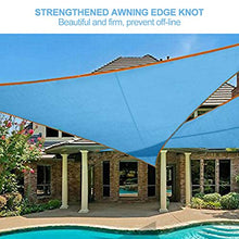 Vbest life Tenda da Sole per Esterni, Tenda da Sole Triangolare Resistente ai Raggi UV(Blu)