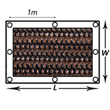 Balcone Protezione Recinzione Esterna Tendalino Laterale Balcone Protezione della Privacy 160gsm Lascia Passare L'aria può Essere Personalizzato (Color : Brown, Size : 1.5x3m)