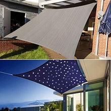 MZBZYU Tenda a Vela Rettangolare, Traspirante, Impermeabile Protezione UV, Set Accessori con Vela Ombreggiante, Telo Ombreggiante per Esterno Giardino Terrazza