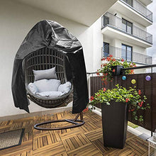 Nicoone, copertura impermeabile per sedia a dondolo in tessuto Oxford 210D, copertura antipolvere per sedia da giardino, 114,3 x 190,5 cm