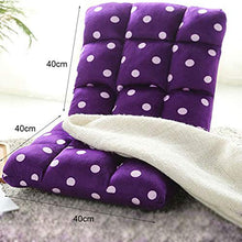 SMC Poltrona reclinabile Pieghevole della Poltrona della Finestra della Baia del Salotto della Finestra del Salotto Pigro Staccabile (Color : Purple, Dimensione : 80X40cm)