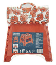 Arregui TB-027-D1 - Sgabello pieghevole da 27 cm di altezza, papavero, 27 x 29 x 22 cm (altezza x larghezza x profondità)