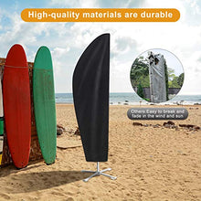 Awroutdoor Fodera Protettiva per Ombrellone, Copertura protettiva per ombrellone, Oxford 420D polyester, Impermeabile, antipolvere e resistente ai raggi UV(Con asta telescopica)280*30*81*45cm
