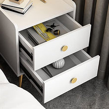 LICHUAN Nordico Luce del Comodino di Lusso di Lusso Moderno Piccolo Appartamento per Camera da Letto Semplice Cabinet Comodino Mini Armadio (Bianco)