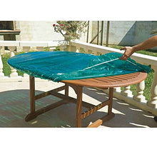 Maillesac Jp0001 - Custodia per vassoio da tavolo, ovale / rettangolare, in plastica, Verde traslucido, 100 x 160 cm