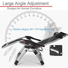 SHUAIIJUAN Sedia per il tempo libero domestico Sedie da giardino Sdraio Relaxer reclinabili con tazza e Phone Holder - pieghevole Poltrona reclinabile for Patio campeggio di picnic Beach Max.330lb Cap
