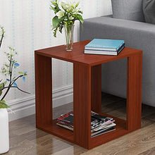 ZhuFengshop Tavolino da Salotto Tavolino da Salotto Tavolino da Salotto Tavolino da Salotto Tavolino Quadrato con Ruote Comodino Side Table (Size : 40x40x48cm)