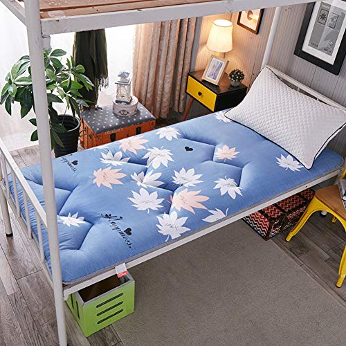 Nileco Topper Materasso Aderente Morbido, Dormire Tatami Piano Stuoia Giapponese Materasso Futon Tappetino Pieghevole Home,dormitorio Studentesco-i 180x200cm(71x79inch)