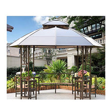 HLZY Gazebo da Giardino 12x12 FT Outdoor Gazebo for Cortili con scrivania, Backyard Canopy Deck Gazebo, Gazebo Ombra for Patio Outdoor Garden Eventi Tettoia da Esterno