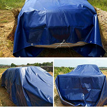 MHBGX Tela Cerata Resistente Impermeabile All'Aperto, Tela Cerata Blu Del Pvc Fatta Di Tela Cerata da 550 Grammi/Metro Quadro,un,3,8X4,8 M
