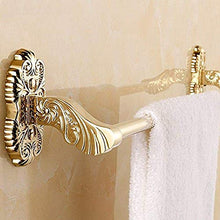 L-YINGZON Asciugamano Rack, cremagliera Mensole Bagno Scaffale Bagno Rack Gancio d'oro Rack Asta Singola Bagno Hardware Ciondolo Un Bagno Bar Bagno Rack Portasciugamani Accessori Bagno