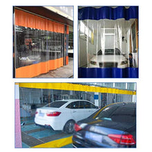 GDMING Tenda da Esterno, Impermeabile Robusto Telone con Occhielli, Isolamento Termico Partizione Tenda della Porta A Prova di Vento Anti Nebbia, Personalizzabile (Color : Chiaro, Size : 1.9x3m)