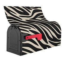 Classic Elegance Black And Tan Zebra Print Unique Designed Magnetic Mail Box Copre Postale Box Cover per Giardino Cantiere Decor Dimensioni Standard 51x48 Pollici