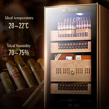 Portasigarettes-humidor sigaris-humidor sigari Humidor Cigar Humidor Sigari Cedar Humidor Intelligente Costante Di Temperatura E Umidità A Doppio Strato Di Vetro Porta Touch Operation High Capacity
