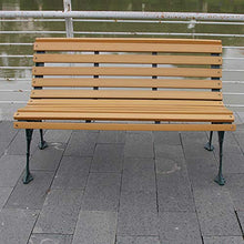 Panchine da giardino da esterno, panchine in ghisa, panchine da giardino anticorrosivo con schienale in legno massello 2-3 posti, poltrone da giardino per terrazze, per prati e di passaggio