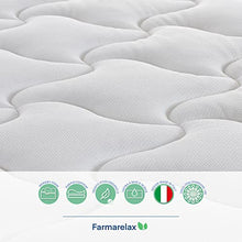 Farmarelax Materasso Memory Singolo 80x190, Altezza 20 cm, Made in Italy, Ortopedico, Alleviamento dei punti di pressione, Anallergico e Antiacaro, Top Soft Memory