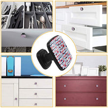 Hearts stripes and dots Pomelli per Porta Set di 4 Pomelli per Mobili Manopole per Cassetti Cucina Armadio Vetro