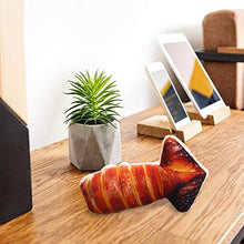 dangyin Cuscino per Alimenti - Cuscino per Calamari alla griglia 3D, Simulazione innovativa Grande Peluche per Bambola con Cuscino per Calamari