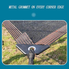 JH1 Rete ombreggiante Ombra Impianto di Panno con Occhielli 90%, Pesante Telo Rete Nera Crema Solare Ombra per Piscina, Giardino, Cortile (Size : 8×8m)