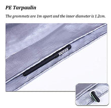 GJSN Outdoor Multiuso Incatramata Telone Impermeabile Tarp Riparo Della Tenda Di Copertura, Pe Foglio Di Protezione per Greenhouse/Open Storage/Camion/Giardino,2Mx3M