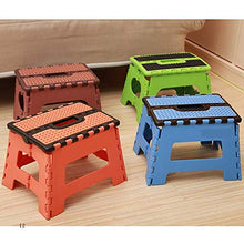 LLT Anti Slip Massaggio Pieghevole Passo Sgabello Leggero Portatile per Bambini e Adulti Cucina Giardino Bagno Può Contenere Fino a 100Kg,31X25X21Cm